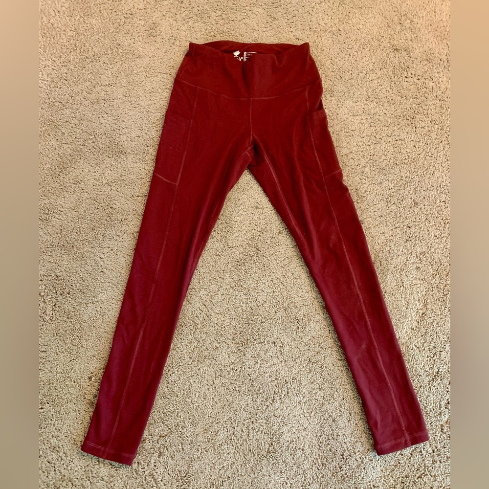 Lug Red Soft Stretchy Track Pants